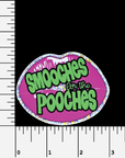 Smooches for the Pooches 3 inch waterproof holographic glitter vinyl sticker