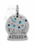 Forest Snow Globe limited release tags