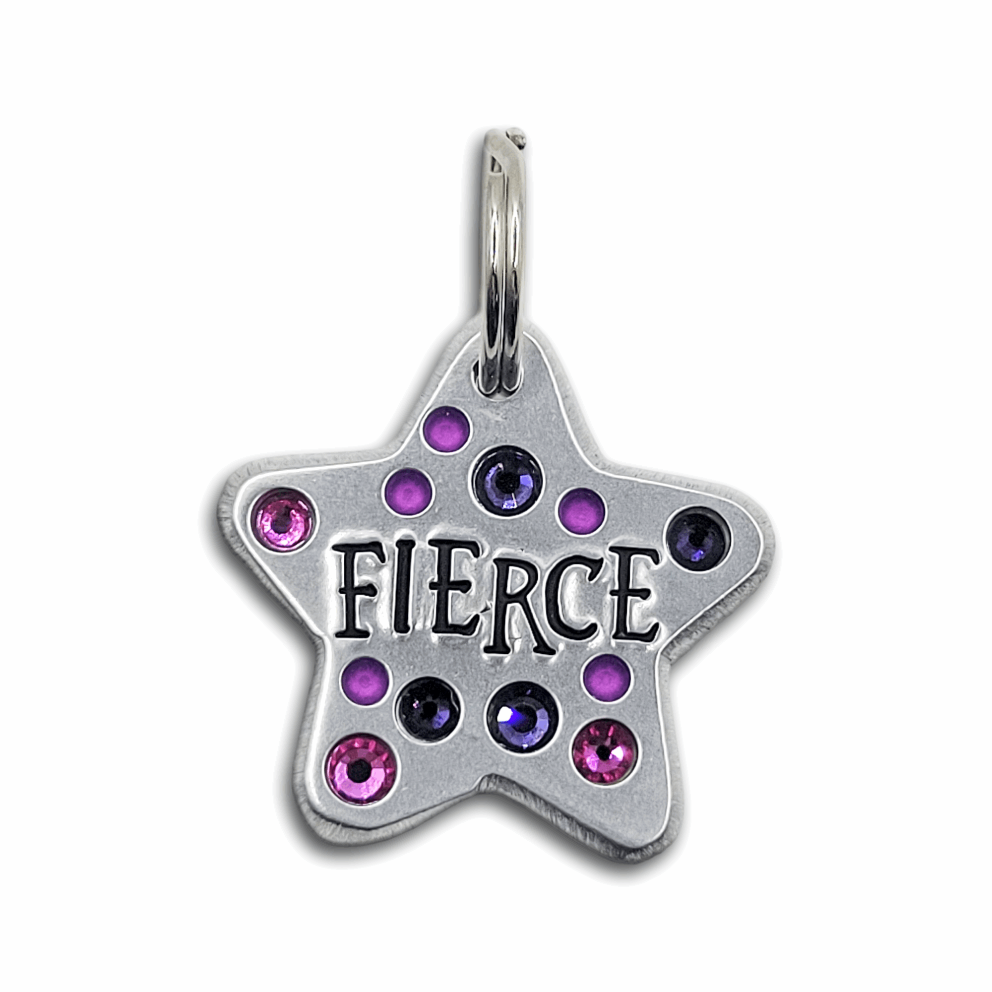 FIERCE star shaped 1.5" ditto tag **LIMITED**