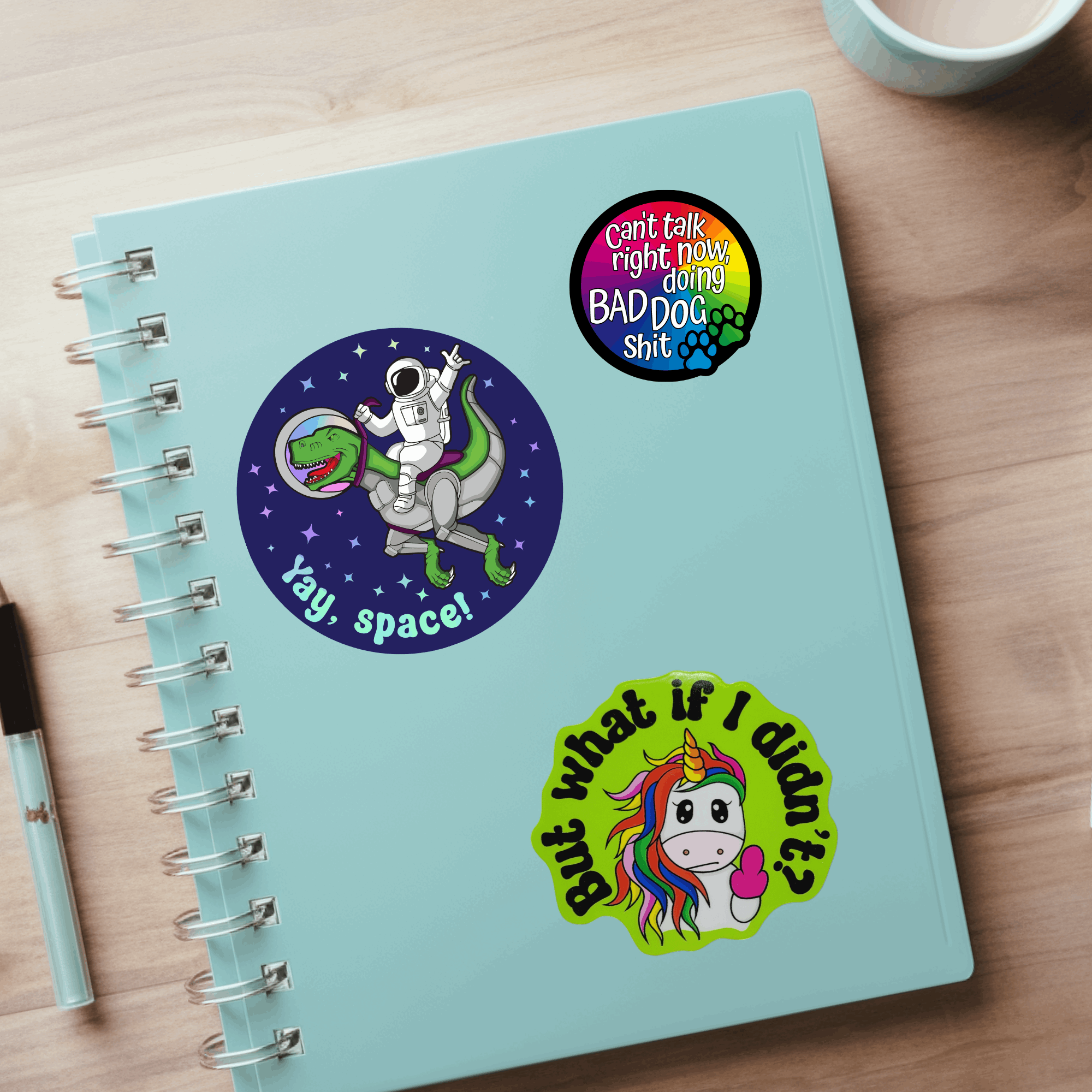 But what if I didn't? 3 inch waterproof unicorn vinyl sticker