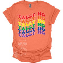 Load image into Gallery viewer, Tally Ho Rainbow Wave T-Shirt
