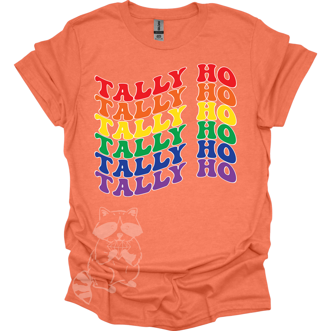Tally Ho Rainbow Wave T-Shirt