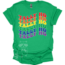 Load image into Gallery viewer, Tally Ho Rainbow Wave T-Shirt
