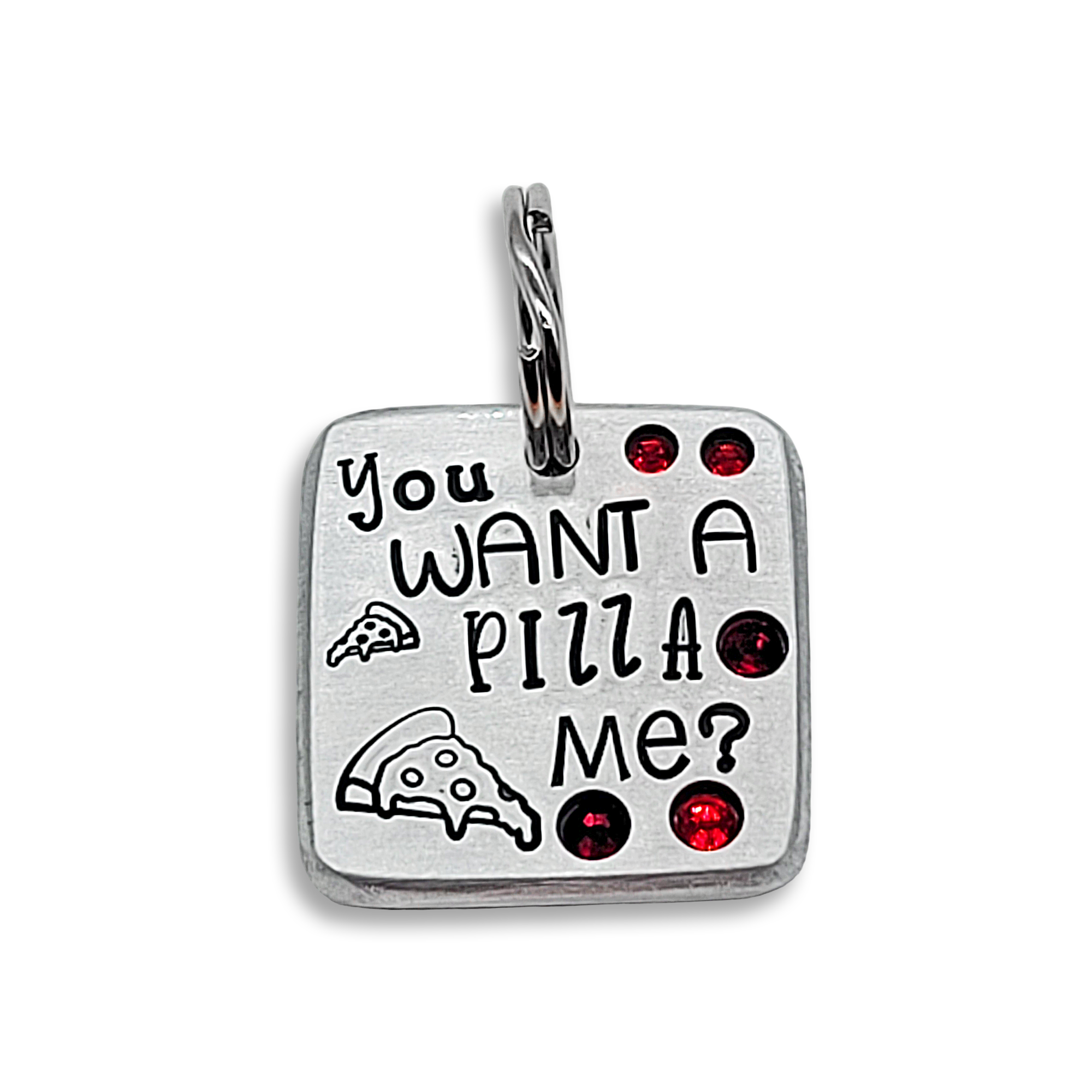 You want a pizza me? 1.25" ditto tag - Trash Panda's Closet