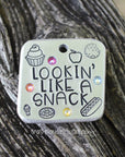 Lookin' like a snack  1.25" ditto tag - Trash Panda's Closet