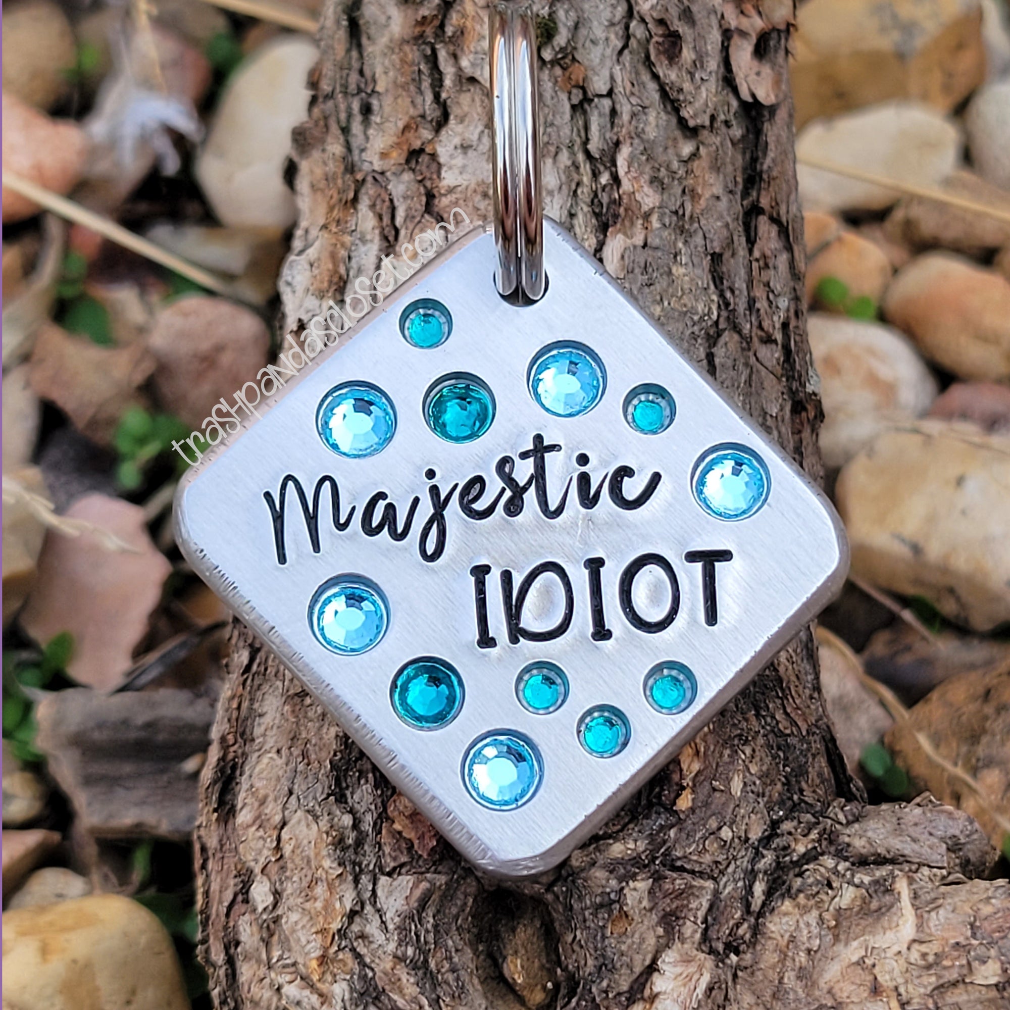 Majestic Idiot  1.25" ditto tag - Trash Panda's Closet