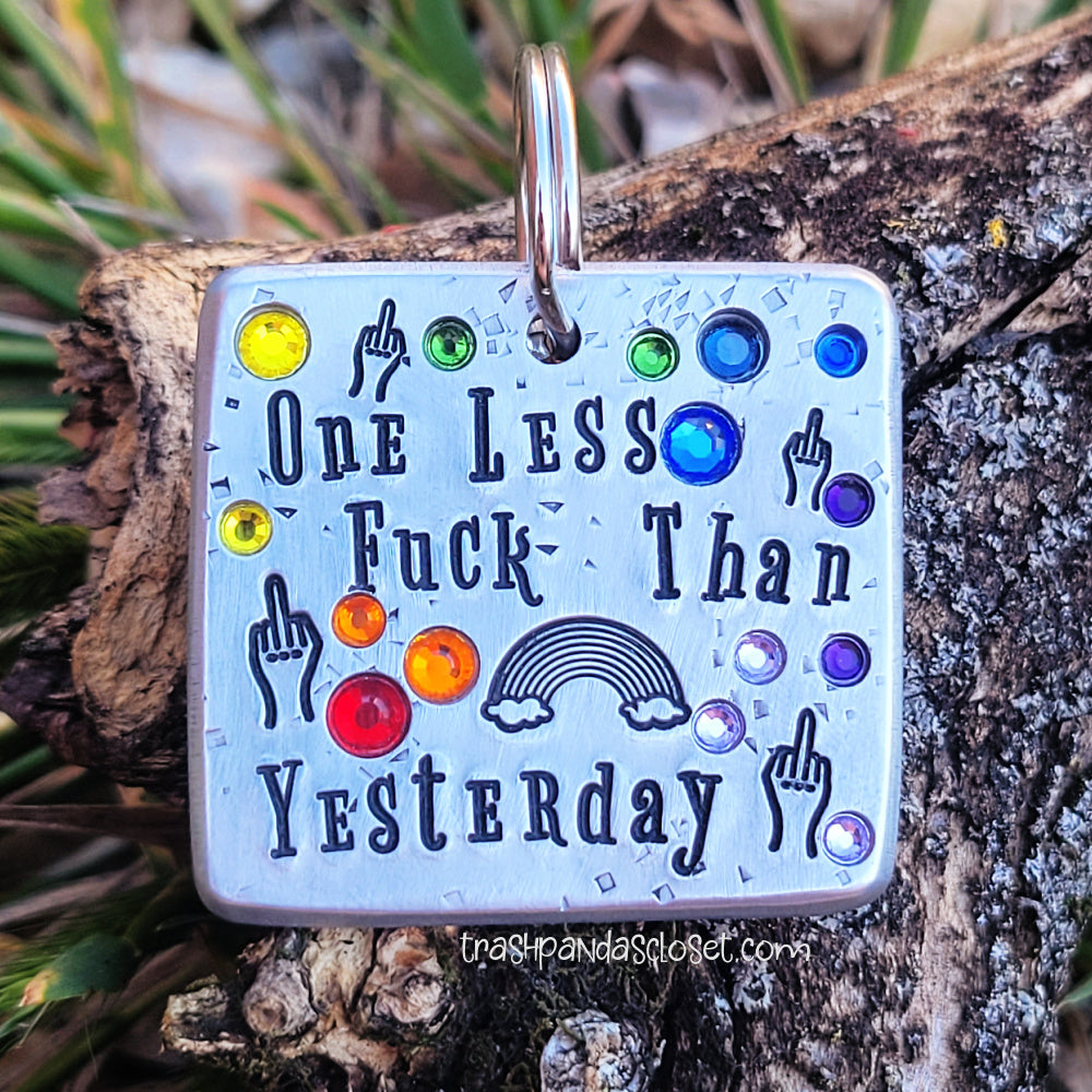 One less fuck than yesterday
