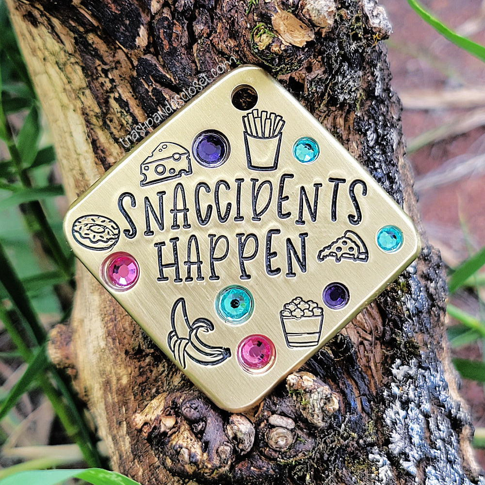 Snaccidents Happen  1.25" ditto tag - Trash Panda's Closet