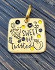 Sweet but twisted  1.25" ditto tag - Trash Panda's Closet