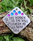 To the window, to the wall 1.5" ditto tag - Trash Panda's Closet